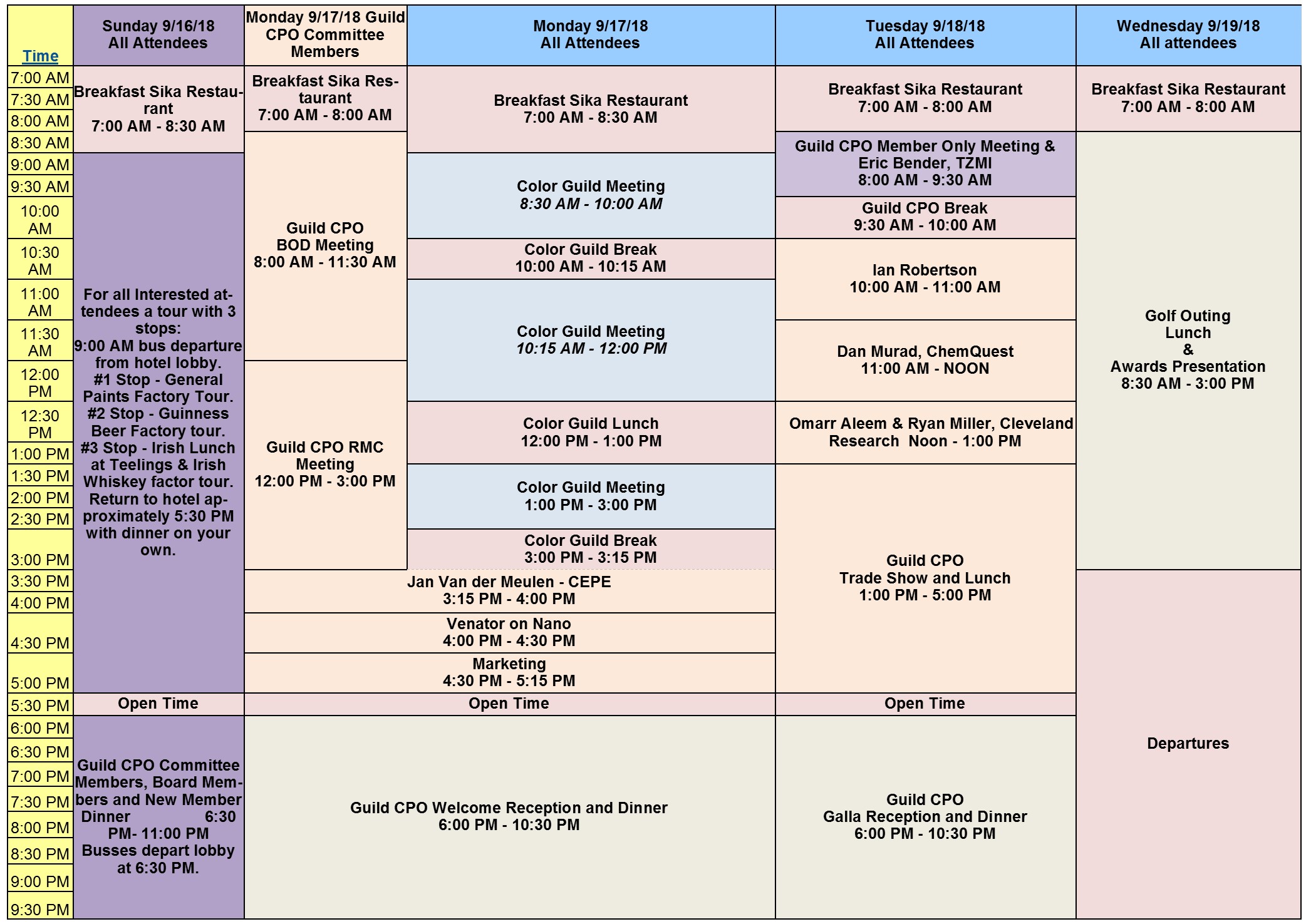 2018 Annual Meeting Agenda